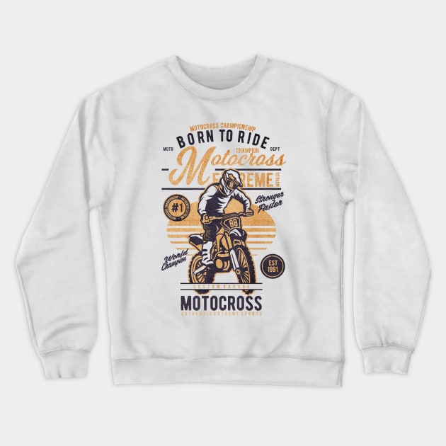 Motocross Extreme Crewneck Sweatshirt by Tempe Gaul